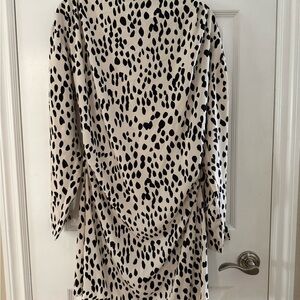 H&M Monochrome Polka Dot Dress